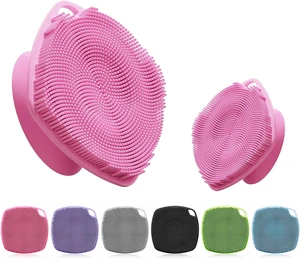 Deep Skin Clean (Body+ Face Scrubber), Build Up Lather, Gentle Texture Exfoliating Body Scrubber for Men and Women On Sensitive Skin, Silicone Body Scrubber with Suction Cup Deep Skin Clean (Body+ Face Scrubber), Build Up Lather, Gentle Texture Exfoliating Body Scrubber for Men and Women On Sensitive Skin, Silicone Body Scrubber with Suction Cup