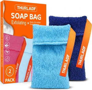 Textured Soap Bar Bag with Exfoliating Surface Textured Soap Bar Bag with Exfoliating Surface