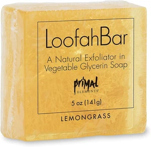 Lemongrass Loofah Exfoliating Soap Bar Lemongrass Loofah Exfoliating Soap Bar