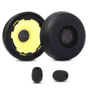 PRO 920 Earpads Replacement Ear Cushions Compatible with Jabra HSC040W Evolve 75/75+ / 75 UC / 75 MS Headphones Earcups Parts PRO 920 Earpads Replacement Ear Cushions Compatible with Jabra HSC040W Evolve 75/75+ / 75 UC / 75 MS Headphones Earcups Parts