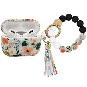 Case Compatible with Airpods Pro 2nd Generation, Soft Silicone Cute Skin Full Protective Case with Bracelet Keychain (Flower Pattern) Case Compatible with Airpods Pro 2nd Generation, Soft Silicone Cute Skin Full Protective Case with Bracelet Keychain (Flower Pattern)