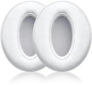 Replacement Earpads for Sennheiser HD 4.50BT, HD 4.50BTNC, HD 4.50SE, HD 4.40BT, HD 4.30G, HD 4.20S, HD 458BT, HD 450BT, HD 400S, HD 350BT, HD300 Headphones, Ear Cushions Earpads Cups Cover (White) Replacement Earpads for Sennheiser HD 4.50BT, HD 4.50BTNC, HD 4.50SE, HD 4.40BT, HD 4.30G, HD 4.20S, HD 458BT, HD 450BT, HD 400S, HD 350BT, HD300 Headphones, Ear Cushions Earpads Cups Cover (White)
