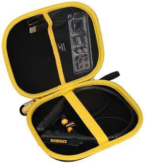 Case Compatible with DEWALT Heavy Duty Magnetic/Black Edition 2-in-1 Neckband Bluetooth Headphones, Portable Storage Bag for Accessories (Case Only) Case Compatible with DEWALT Heavy Duty Magnetic/Black Edition 2-in-1 Neckband Bluetooth Headphones, Portable Storage Bag for Accessories (Case Only)