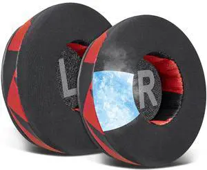 Cooling Gel Earpads Replacement for Skullcandy Cassette On-Ear Wireless Headphones, Ear Pads Cushions with Ice Silk Fabric, High-Density Foam - Red Storm Cooling Gel Earpads Replacement for Skullcandy Cassette On-Ear Wireless Headphones, Ear Pads Cushions with Ice Silk Fabric, High-Density Foam - Red Storm