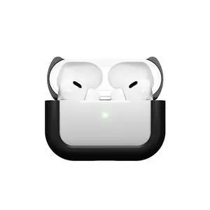 Compatible with AirPods Pro Case (2024), Minimalist Protective Shock Absorption Aluminum Shells + Elastomer Inlays, Slide-On Fit Charging Case Cover Compatible with AirPods Pro Case (2024), Minimalist Protective Shock Absorption Aluminum Shells + Elastomer Inlays, Slide-On Fit Charging Case Cover