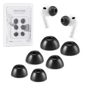 Updated Memory Foam Tips for Newest AirPods Pro 3, Extra Large, No Silicone Eartips Pain, Anti-Slip Replacement Ear Tips, Fit in the Charging Case, Reducing Noise Tips, 3 Pairs (S/M/L, Black) Updated Memory Foam Tips for Newest AirPods Pro 3, Extra Large, No Silicone Eartips Pain, Anti-Slip Replacement Ear Tips, Fit in the Charging Case, Reducing Noise Tips, 3 Pairs (S/M/L, Black)