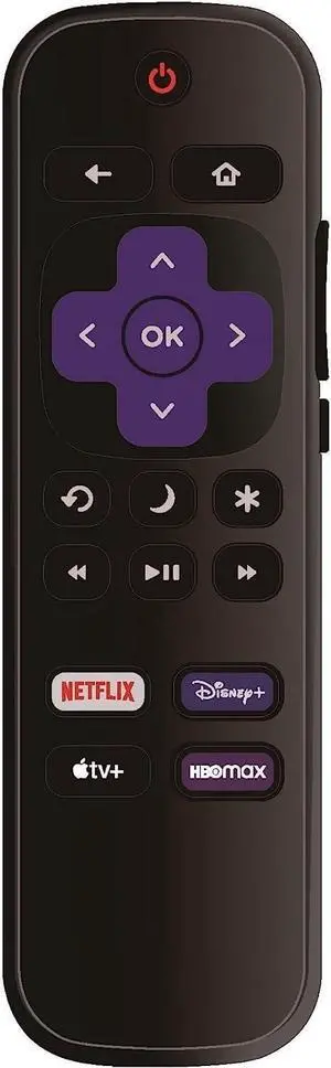 OEM Replacement Remote Control fits for All Onn. Roku TV Smart 4K Ultra HDTV with 4 Shortcut APP Keys - Netflix, Disney Plus, Apple TV+, and HBO Max Buttons OEM Replacement Remote Control fits for All Onn. Roku TV Smart 4K Ultra HDTV with 4 Shortcut APP Keys - Netflix, Disney Plus, Apple TV+, and HBO Max Buttons