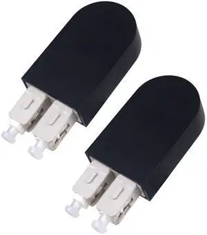SC/OM2 Fiber Optic Loopback Adapter Multimode 50/125 Optical Cable Test Adapter Connector for Testing Applications,2 Pack SC/OM2 Fiber Optic Loopback Adapter Multimode 50/125 Optical Cable Test Adapter Connector for Testing Applications,2 Pack