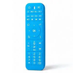 RC-200 Remote Control for S5 S6 S7 PRO MAX Ultra, Black with Blue Silicone Protective Cover, Voice Control, Numeric Keypad (Remote case) RC-200 Remote Control for S5 S6 S7 PRO MAX Ultra, Black with Blue Silicone Protective Cover, Voice Control, Numeric Keypad (Remote case)