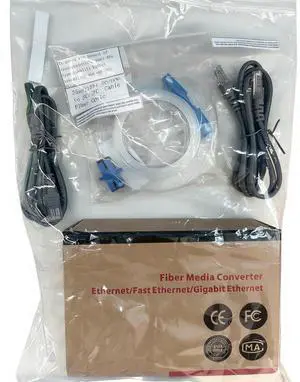 MINI Home Fiber PackageRJ45/fiber Converter/Invisible Optical fibers | Almost Invisible Wired Connection/0.9mm diameter is smaller than some door gap/High speed and stable to 1000mbps/ Easy DIY MINI Home Fiber PackageRJ45/fiber Converter/Invisible Optical fibers | Almost Invisible Wired Connection/0.9mm diameter is smaller than some door gap/High speed and stable to 1000mbps/ Easy DIY