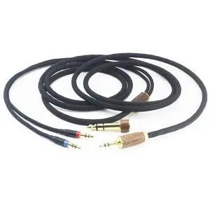 6N OCC Copper Silver Plated Upgrade Audio Cable 3.5mm Male and 6.35mm Adapter Compatible with Hifiman Sundara, Ananda, Arya, HE400SE, HE4XX, HE-400i Headphone (2 x 3.5mm Version) 6N OCC Copper Silver Plated Upgrade Audio Cable 3.5mm Male and 6.35mm Adapter Compatible with Hifiman Sundara, Ananda, Arya, HE400SE, HE4XX, HE-400i Headphone (2 x 3.5mm Version)