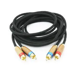 Audiophiles 2RCA Male to 2RCA Male Stereo Audio Cable HiFi System Interconnect Cable 6N OCC Copper Silver Plated Cord Walnut Wood Shell 2 RCA to 2 RCA 1m 3.2ft Audiophiles 2RCA Male to 2RCA Male Stereo Audio Cable HiFi System Interconnect Cable 6N OCC Copper Silver Plated Cord Walnut Wood Shell 2 RCA to 2 RCA 1m 3.2ft