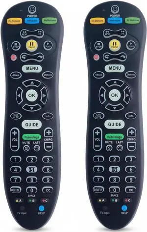 (2-Pack) Replacement for ATT S30-S1B Remote Control Compatible with U-Verse Uverse Receiver | Multi-Function Digital Controls (2-Pack) Replacement for ATT S30-S1B Remote Control Compatible with U-Verse Uverse Receiver | Multi-Function Digital Controls