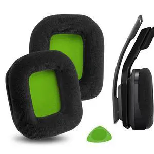 Comfort Velour Replacement Ear Pads Compatible with Astro Gaming A20 Headphones, Ear Cushions (Black Green) Comfort Velour Replacement Ear Pads Compatible with Astro Gaming A20 Headphones, Ear Cushions (Black Green)
