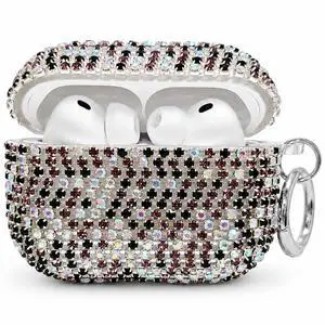 Bling Case Compatible with AirPods Pro 3 (2025), Sparkling Diamond Case for AirPods Pro 3 Case Bling Rhinestones Case for Women, Shockproof Protective Cute Cover with Keychain (Multicolor) Bling Case Compatible with AirPods Pro 3 (2025), Sparkling Diamond Case for AirPods Pro 3 Case Bling Rhinestones Case for Women, Shockproof Protective Cute Cover with Keychain (Multicolor)
