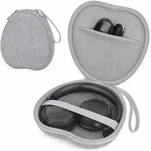 Bluetooth Wireless Headphone Case Compatible with JBL for KVIDIO for TOZO | for Uliptz for Glynzak for Soundcore Noise Cancelling Over-Ear Headphones Storage Holder - Box only (Grey) Bluetooth Wireless Headphone Case Compatible with JBL for KVIDIO for TOZO | for Uliptz for Glynzak for Soundcore Noise Cancelling Over-Ear Headphones Storage Holder - Box only (Grey)