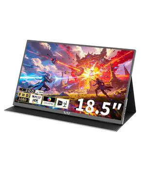 M18 18.5 Inch Portable Monitor 1080P FHD IPS External Screen | Ultra-Slim External Monitor with Aluminum Unibody, USB-C, HDMI, Dual Speakers, Protective Folio for Laptop Mac PC Phone M18 18.5 Inch Portable Monitor 1080P FHD IPS External Screen | Ultra-Slim External Monitor with Aluminum Unibody, USB-C, HDMI, Dual Speakers, Protective Folio for Laptop Mac PC Phone
