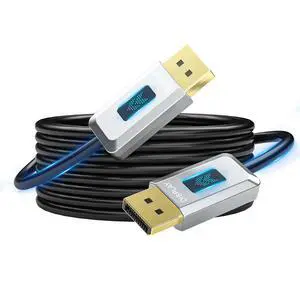 16K DisplayPort 2.1 Cable 40Gbps Display Port Cord 3.3FT/1M | DP 2.1 Cable Support HDR/HDCP/DSC 1.2a, FreeSync G-Sync for Gaming Monitor 5090 7900XTX 16K DisplayPort 2.1 Cable 40Gbps Display Port Cord 3.3FT/1M | DP 2.1 Cable Support HDR/HDCP/DSC 1.2a, FreeSync G-Sync for Gaming Monitor 5090 7900XTX