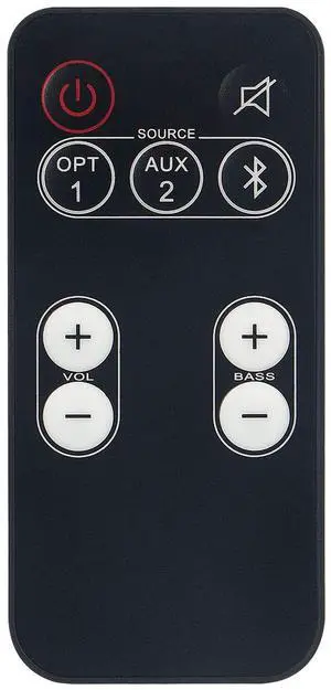 Replace Remote Control fit for Polk Audio Sound Bar Speaker System FR1 | RE9520-1 DSB1 D581 RE95201 Replace Remote Control fit for Polk Audio Sound Bar Speaker System FR1 | RE9520-1 DSB1 D581 RE95201