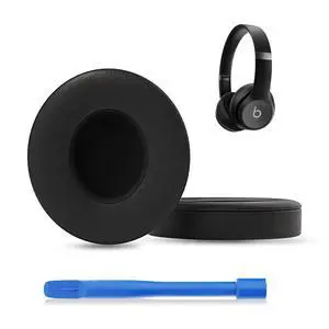 Replacement Ear Pads for Beats Solo 4 On-Ear Headphone, Black | Solo 4 Ear Pads for Beats Solo4 Headphone Replacement Ear Pads for Beats Solo 4 On-Ear Headphone, Black | Solo 4 Ear Pads for Beats Solo4 Headphone