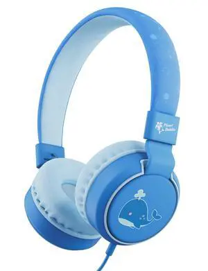 Kids Headphones with Cord, Whale Design, 85dB Volume Limited | Wired Headphones for Toddler Boys & Girls Ages 3+, Foldable On-Ear, Stereo Sound with Mic, 3.5mm Jack, School & Travel Kids Headphones with Cord, Whale Design, 85dB Volume Limited | Wired Headphones for Toddler Boys & Girls Ages 3+, Foldable On-Ear, Stereo Sound with Mic, 3.5mm Jack, School & Travel