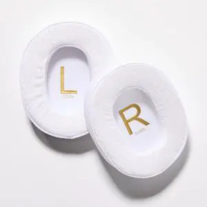 Pump X Replacement Ear Pads, Cooling Gel Over-Ear Earpads for Pump X Headphones, Replacement Pair, White/Gold Pump X Replacement Ear Pads, Cooling Gel Over-Ear Earpads for Pump X Headphones, Replacement Pair, White/Gold