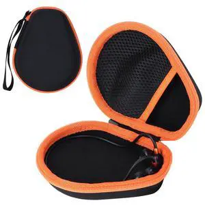 Hard Carry Case Compatible with Ortizan Open Ear Headphones I10 | Lightweight & Carry, Dustproof Storage, Travel Friendly, Portable for Daily Use, Black+Orange Case Hard Carry Case Compatible with Ortizan Open Ear Headphones I10 | Lightweight & Carry, Dustproof Storage, Travel Friendly, Portable for Daily Use, Black+Orange Case