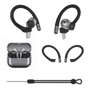 Soft Silicone Ear Hooks for Samsung Galaxy Buds 3 Pro/3/3 FE, Anti-Slip Fit | Lanyard & Cleaning Cloth, Sports Ear Hooks Accessories for Galaxy Buds 3 Pro/3/3 FE Soft Silicone Ear Hooks for Samsung Galaxy Buds 3 Pro/3/3 FE, Anti-Slip Fit | Lanyard & Cleaning Cloth, Sports Ear Hooks Accessories for Galaxy Buds 3 Pro/3/3 FE