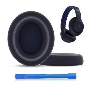 Replacement Ear Pads Cover Compatible with Beats Studio Pro Over-Ear Headphone, Blue Ear Pads Cushions Replacement Ear Pads Cover Compatible with Beats Studio Pro Over-Ear Headphone, Blue Ear Pads Cushions
