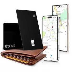 Dual-Platform Wallet Tracker Card, Wireless Rechargeable 0.07in Slim Tracking Card,Work with Apple Find My & Google's Find Hub, Item Locator, Credit Card Size Tracker, IP68 Waterproof, Keys, Bags Dual-Platform Wallet Tracker Card, Wireless Rechargeable 0.07in Slim Tracking Card,Work with Apple Find My & Google's Find Hub, Item Locator, Credit Card Size Tracker, IP68 Waterproof, Keys, Bags