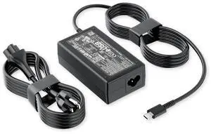 65W USB C Laptop Charger Fit for HP EliteBook ProBook Envy Spectre x360 | 20V 3.25A AC Adapter Compatible with Pavilion Plus, ZBook Firefly, Chromebook, L67440-001 L65505-003 Type-C Power Supply Cord 65W USB C Laptop Charger Fit for HP EliteBook ProBook Envy Spectre x360 | 20V 3.25A AC Adapter Compatible with Pavilion Plus, ZBook Firefly, Chromebook, L67440-001 L65505-003 Type-C Power Supply Cord