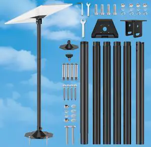 Starlink Gen 3 Mounting Kit with Pipe Adapter, 7.5FT Gen 3 Starlink Pole Mount, Height Adjustable Starlink Gen 3 Mount Plate Accessories Starlink Gen 3 Mounting Kit with Pipe Adapter, 7.5FT Gen 3 Starlink Pole Mount, Height Adjustable Starlink Gen 3 Mount Plate Accessories