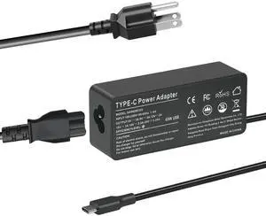 65W 45W USB C Laptop Charger for HP Envy Spectre EliteBook x360 Pavilion Chorome Book x360 Omnibook Elite x2 Travel Type C Power Cord Ac Adapter 65W 45W USB C Laptop Charger for HP Envy Spectre EliteBook x360 Pavilion Chorome Book x360 Omnibook Elite x2 Travel Type C Power Cord Ac Adapter