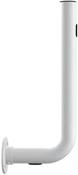 Pole Mount, Electronics Pole for Outside Home Antenna Installation, 15inch Length., White Pole Mount, Electronics Pole for Outside Home Antenna Installation, 15inch Length., White