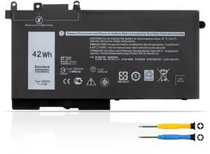 42Wh 3DDDG Laptop Battery for Dell Latitude 5280 5288 5290 5480 5488 | 5490 5491 5495 5580 5590 E5280 E5480 E5580 E5490 E5590 Precision 3520 3530 Series 3VC9Y 049XH 45N3J 080JT9 RRJDX 11.4V 3Cell 42Wh 3DDDG Laptop Battery for Dell Latitude 5280 5288 5290 5480 5488 | 5490 5491 5495 5580 5590 E5280 E5480 E5580 E5490 E5590 Precision 3520 3530 Series 3VC9Y 049XH 45N3J 080JT9 RRJDX 11.4V 3Cell