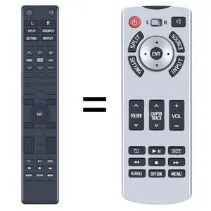 86170-50500 Remote Replacement for Toyota Sienna DVD Rear Entertainment | Compatible Models: 2017-2020, Full Function Replacement, No Programming, Stable Signal, Fast Response 86170-50500 Remote Replacement for Toyota Sienna DVD Rear Entertainment | Compatible Models: 2017-2020, Full Function Replacement, No Programming, Stable Signal, Fast Response