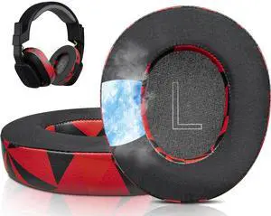 Cooling-Gel Replacement Earpads for Astro A10 Gen 2 Wired Headset, Ear Pads Cushions with Durable Ice Silk Fabric, Comfort Noise Isolation Foam - Red Storm Cooling-Gel Replacement Earpads for Astro A10 Gen 2 Wired Headset, Ear Pads Cushions with Durable Ice Silk Fabric, Comfort Noise Isolation Foam - Red Storm