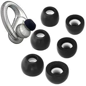 Replacement Memory Foam Eartips for JBL Endurance Earbuds,Black | Compatible with EJBL Endurance Peak 4/Peak 3/Peak II/Peak & Endurance Race/Race 2/Run 2 Earbuds,Foam Earpad Ear Tips, 3 Pairs Replacement Memory Foam Eartips for JBL Endurance Earbuds,Black | Compatible with EJBL Endurance Peak 4/Peak 3/Peak II/Peak & Endurance Race/Race 2/Run 2 Earbuds,Foam Earpad Ear Tips, 3 Pairs