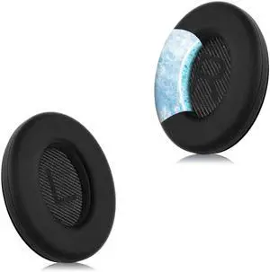 Full Cooling Gel Replacement Earpads for Bose QuietComfort QC35 Headphones Ear Pads Cushions with Breathable Ice Silk Fabric, High-Density Noise Cancelling Foam - Black Full Cooling Gel Replacement Earpads for Bose QuietComfort QC35 Headphones Ear Pads Cushions with Breathable Ice Silk Fabric, High-Density Noise Cancelling Foam - Black