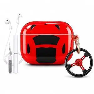 Cool Racing Car Case for AirPods pro 3, Funny Cover for Teen Boys (Track Red,AirPods Pro 3(2025)) Cool Racing Car Case for AirPods pro 3, Funny Cover for Teen Boys (Track Red,AirPods Pro 3(2025))