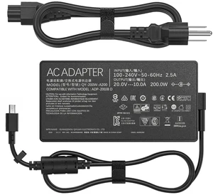 200W Laptop Charger Compatible with Asus Zephyrus G16 G14 For Flow GU605 GU605CP GA605 GA605WV GA605WI TUF Gaming A14 H7606 PX13 ProArt P16 20V/10A Rectangle Tip Adapter 200W Laptop Charger Compatible with Asus Zephyrus G16 G14 For Flow GU605 GU605CP GA605 GA605WV GA605WI TUF Gaming A14 H7606 PX13 ProArt P16 20V/10A Rectangle Tip Adapter