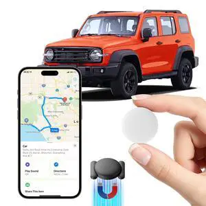 GPS Tracker for Vehicles, Real Time MINI Tracking Devices for Cars Hidden, Magnetic Tracker Device for Vehicles Work with Find My (iOS Only), No Monthly Fee, Waterproof GPS Tracker for Vehicles, Real Time MINI Tracking Devices for Cars Hidden, Magnetic Tracker Device for Vehicles Work with Find My (iOS Only), No Monthly Fee, Waterproof