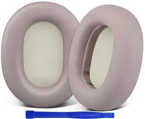 Replacement Earpads for Sony WH-1000XM5 (WH1000XM5) Noise Canceling Headphones, Ear Pads Cushions with Protein Leather and Noise Isolation Memory Foam, Added Thickness - Smoky Pink Replacement Earpads for Sony WH-1000XM5 (WH1000XM5) Noise Canceling Headphones, Ear Pads Cushions with Protein Leather and Noise Isolation Memory Foam, Added Thickness - Smoky Pink