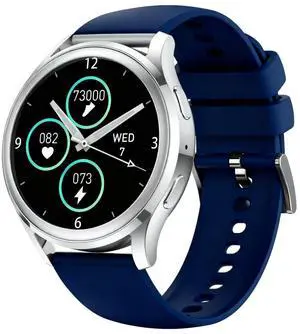 Smart Watch Fitness Tracker for iPhone Android for Women Men, Activity Tracker with Calorie & Step Counter, 150+ Sports, Daily Workout & Sleep MonitorIP68 Waterproof Smartwatch (Blue) Smart Watch Fitness Tracker for iPhone Android for Women Men, Activity Tracker with Calorie & Step Counter, 150+ Sports, Daily Workout & Sleep MonitorIP68 Waterproof Smartwatch (Blue)