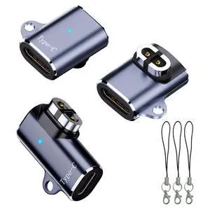 Shokz Headphone Charger Adapter 3-Pack USB C Charging Adapter to Shokz Magnetic Converter Compatible with Shokz OpenComm 2/UC, OpenRun Pro/Air/Mini, Aftershokz Aeropex Shokz Headphone Charger Adapter 3-Pack USB C Charging Adapter to Shokz Magnetic Converter Compatible with Shokz OpenComm 2/UC, OpenRun Pro/Air/Mini, Aftershokz Aeropex