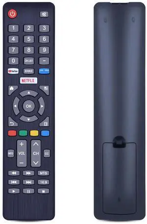 Replacement Remote for SILO Smart TVs LCD LED HDTV TV | Compatible Models: SL5020V12 SL5520VF SL6520V12 SL7520VF SL3220V1 SL4020V1 SL4320V12, No Programming, 3 Shortcut Buttons Replacement Remote for SILO Smart TVs LCD LED HDTV TV | Compatible Models: SL5020V12 SL5520VF SL6520V12 SL7520VF SL3220V1 SL4020V1 SL4320V12, No Programming, 3 Shortcut Buttons