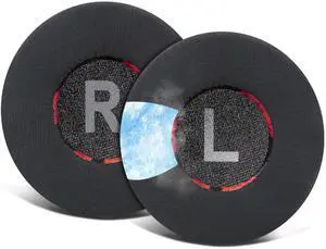 70mm Cooling Gel Earpads Replacement for Jabra Move/Elite 25h Wireless On-Ear Headphones, Ear Pads Cushions with Ice Silk Fabric, High-Density Noise Isolation Foam - Red Storm 70mm Cooling Gel Earpads Replacement for Jabra Move/Elite 25h Wireless On-Ear Headphones, Ear Pads Cushions with Ice Silk Fabric, High-Density Noise Isolation Foam - Red Storm