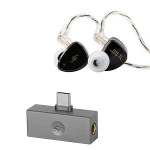SIMGOT EM6L 1DD + 4BA Hybrid Driver in-Ear Monitor, Gaming Earbud + Kiwi Ears Allegro Mini Portable IEM DAC, in Ear Monitor Amplifier, USB C to 3.5/4.4mm Output SIMGOT EM6L 1DD + 4BA Hybrid Driver in-Ear Monitor, Gaming Earbud + Kiwi Ears Allegro Mini Portable IEM DAC, in Ear Monitor Amplifier, USB C to 3.5/4.4mm Output