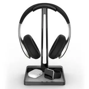 Headphone Stand Premium Protection (with Silicone Tray Liner) | Designed in the USA Headset Protection From the Trusted Leader in Electronics Mounting Headphone Stand Premium Protection (with Silicone Tray Liner) | Designed in the USA Headset Protection From the Trusted Leader in Electronics Mounting