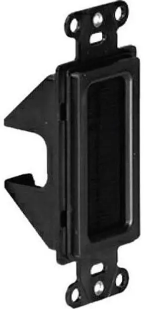Legrand - OnQ Cable Management Strap, Cable Access Strap With Wall Plate, Cord Management Strap to Easily Hide Low Voltage Cables Behind the Wall, Black, 1 Count, WP1014BKV1 Legrand - OnQ Cable Management Strap, Cable Access Strap With Wall Plate, Cord Management Strap to Easily Hide Low Voltage Cables Behind the Wall, Black, 1 Count, WP1014BKV1